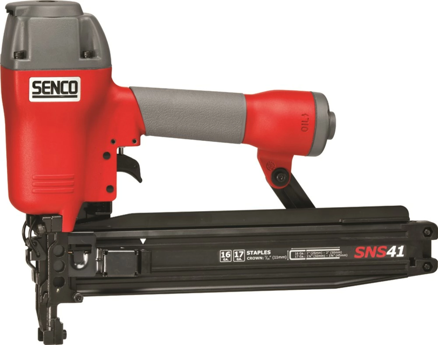 Senco SNS41 BF/TF Pneumatische niet tacker - zwaar - 25-50 mm - 5,5-8,3 bar - N & O niet