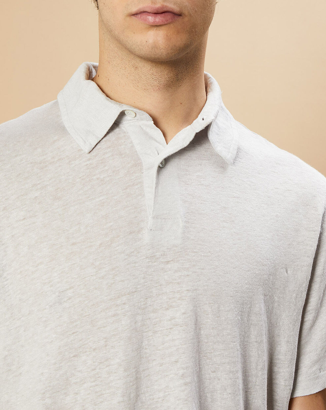 Hartford Polo 100% Lin stone