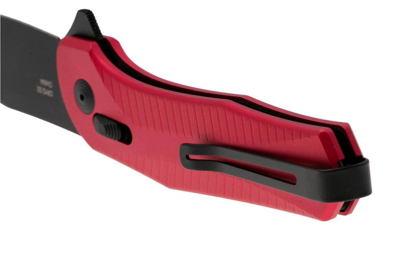 SOG Diverge XR 12-02-06-43 Drop Point, Dark Red   Black, zakmes