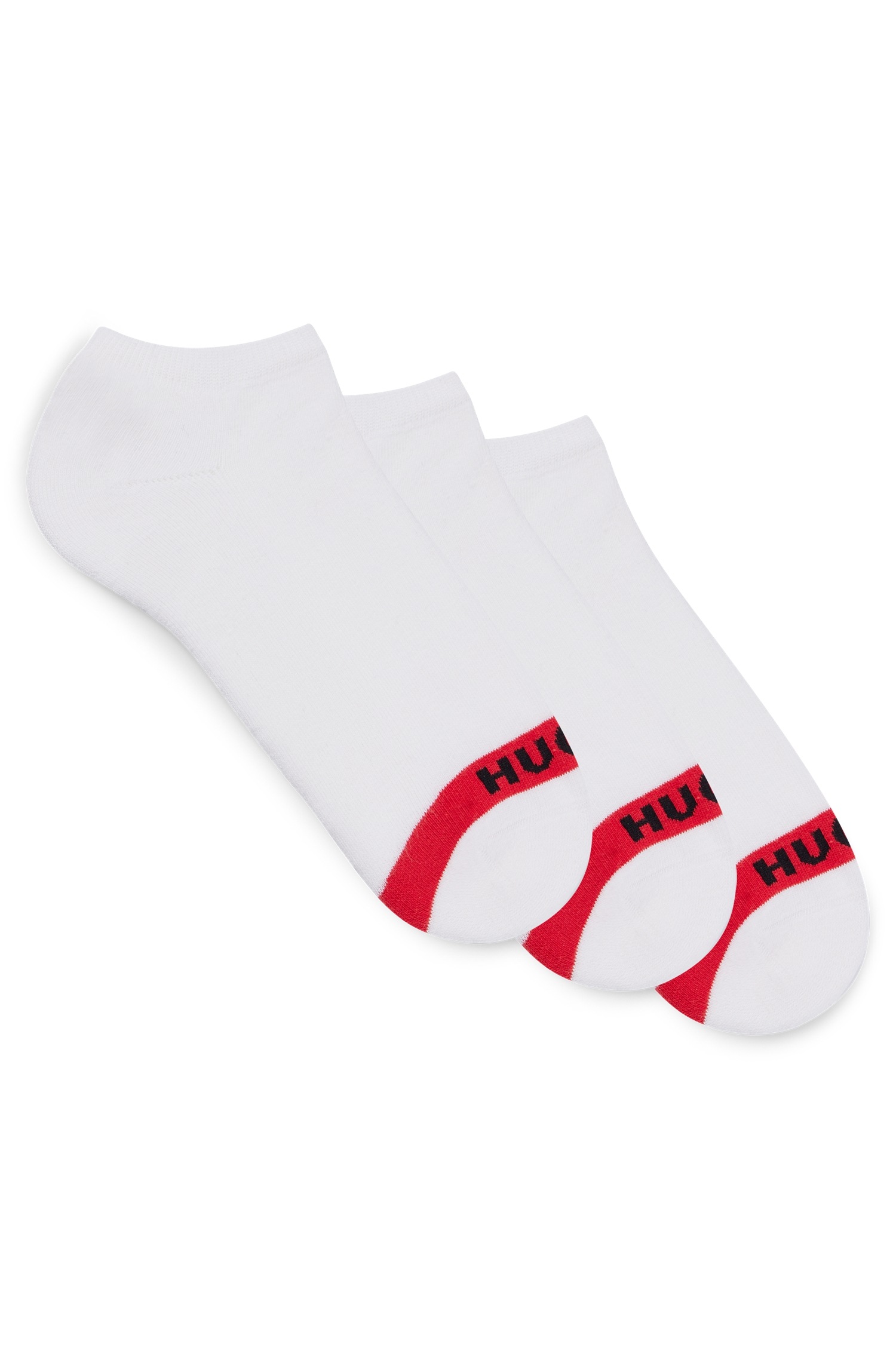 HUGO Underwear Businesssocken »3P LC PLUSH TAPE CC« Packung, 3er, 3 Stk. tlg. mit HUGO Logostickerei auf rotem Farbstreifen
