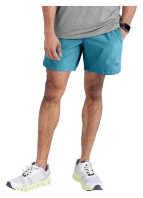Short 2 en 1 SAXX Gainmaker Bleu Homme