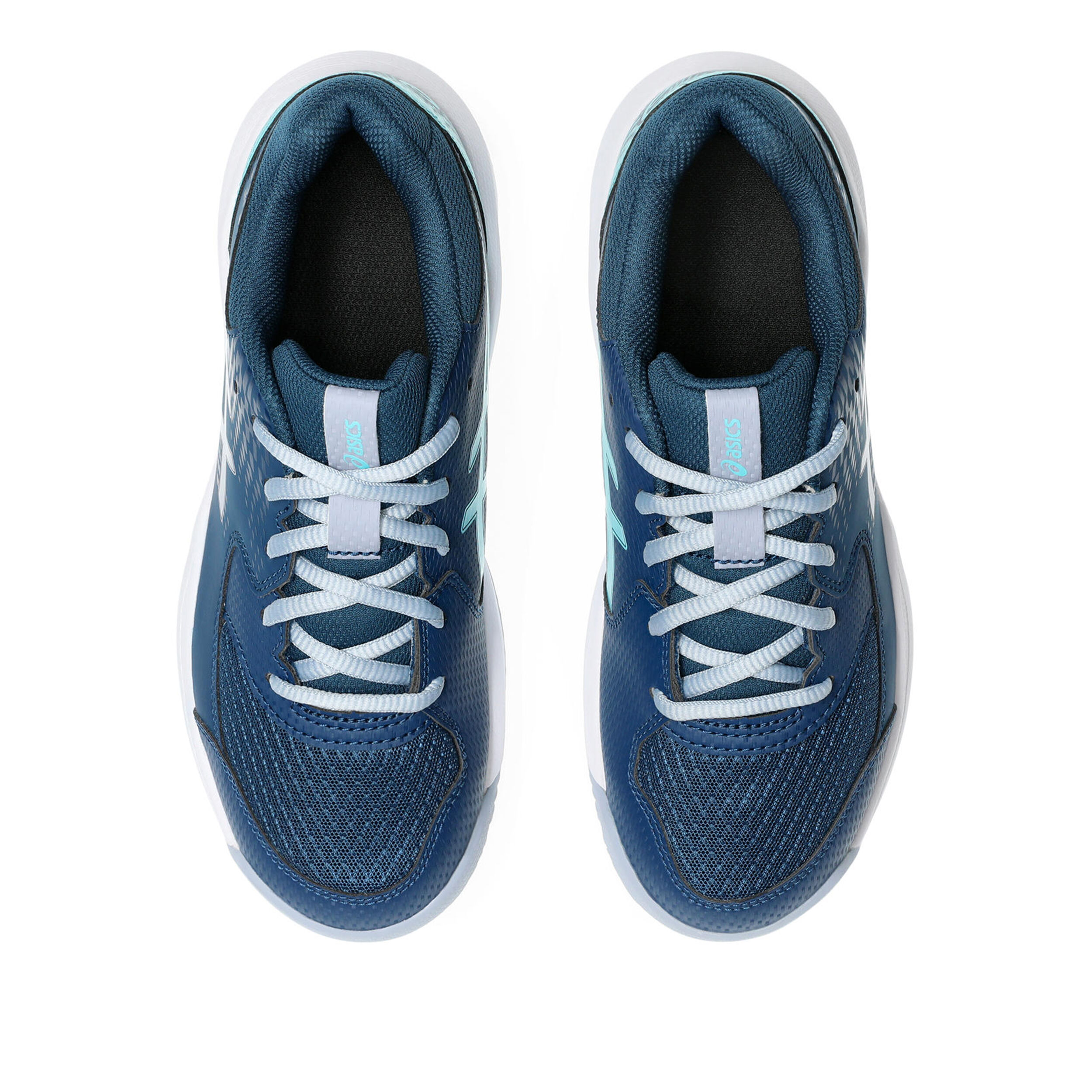 ASICS Gel-Dedicate Chaussures Padel Enfants - Bleu Petrol, Bleu Gris