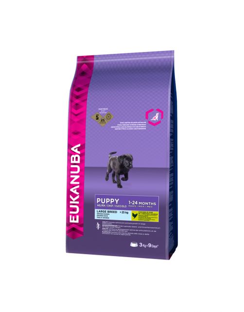 Eukanuba Growing Puppy Large Breed Kip - Hondenvoer