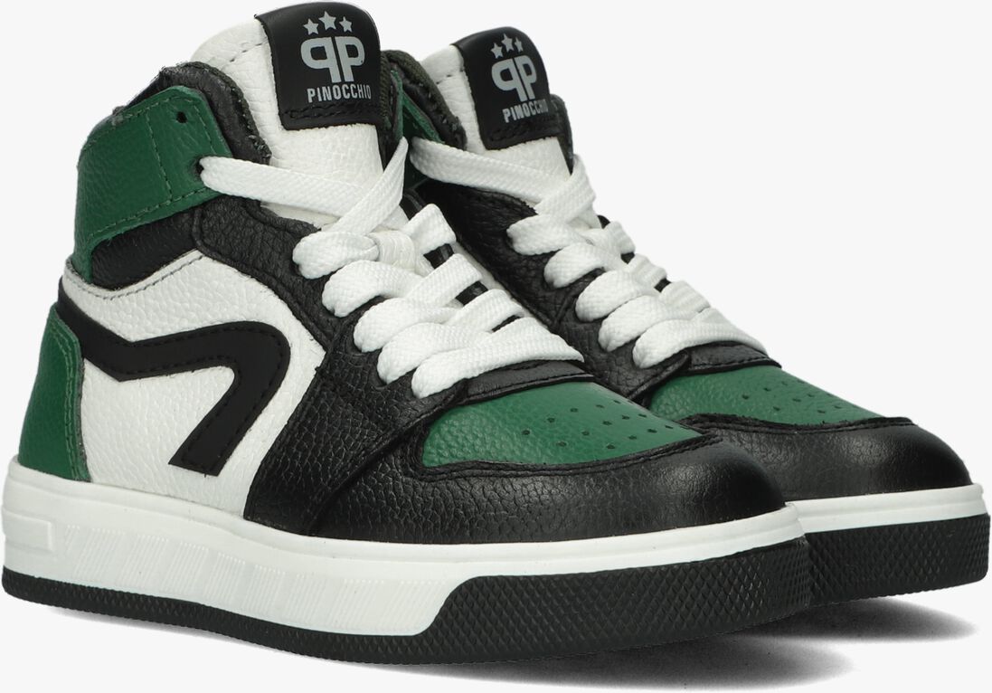 PINOCCHIO groene pinocchio hoge sneaker p1012