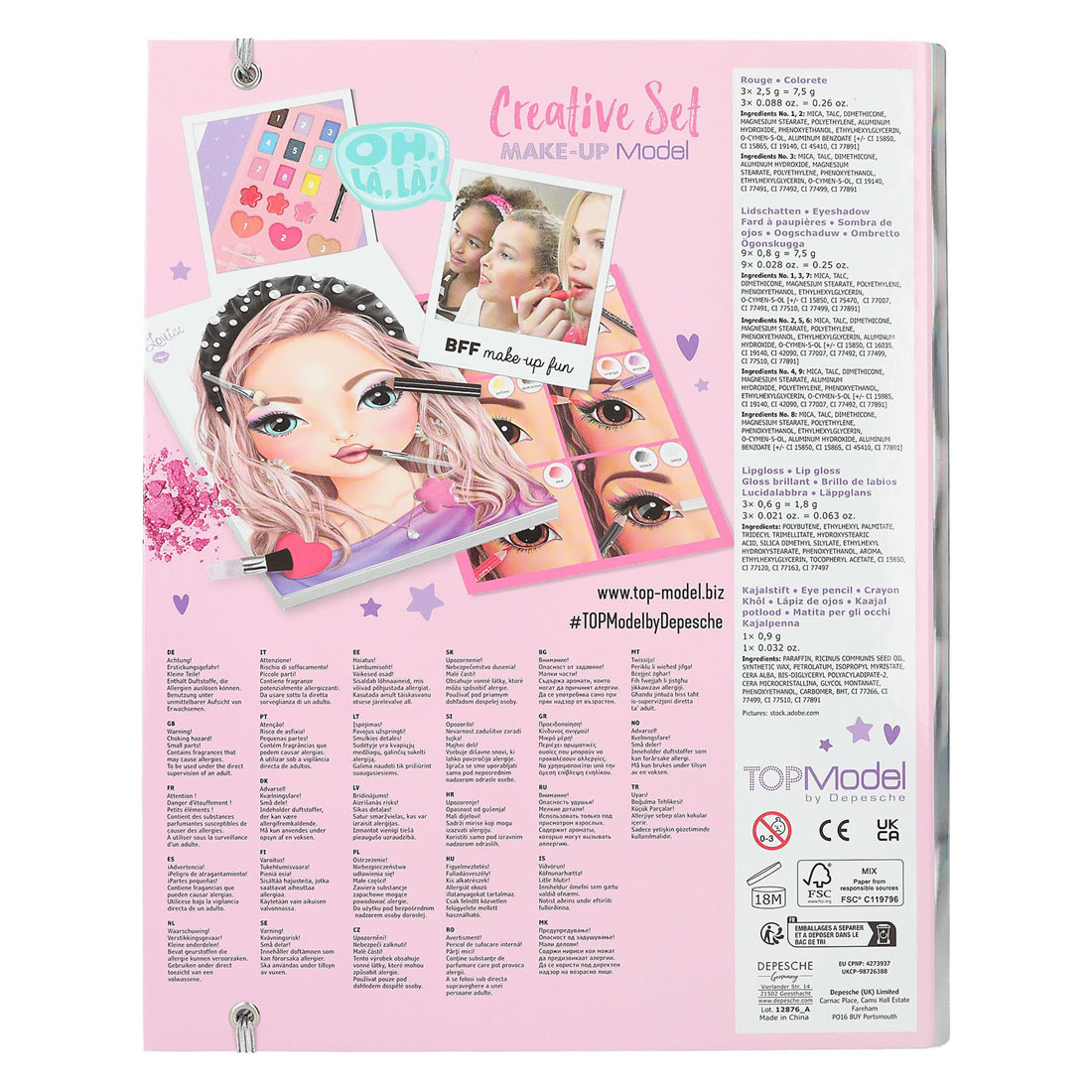 TOPModel Make-Up Creatiemap