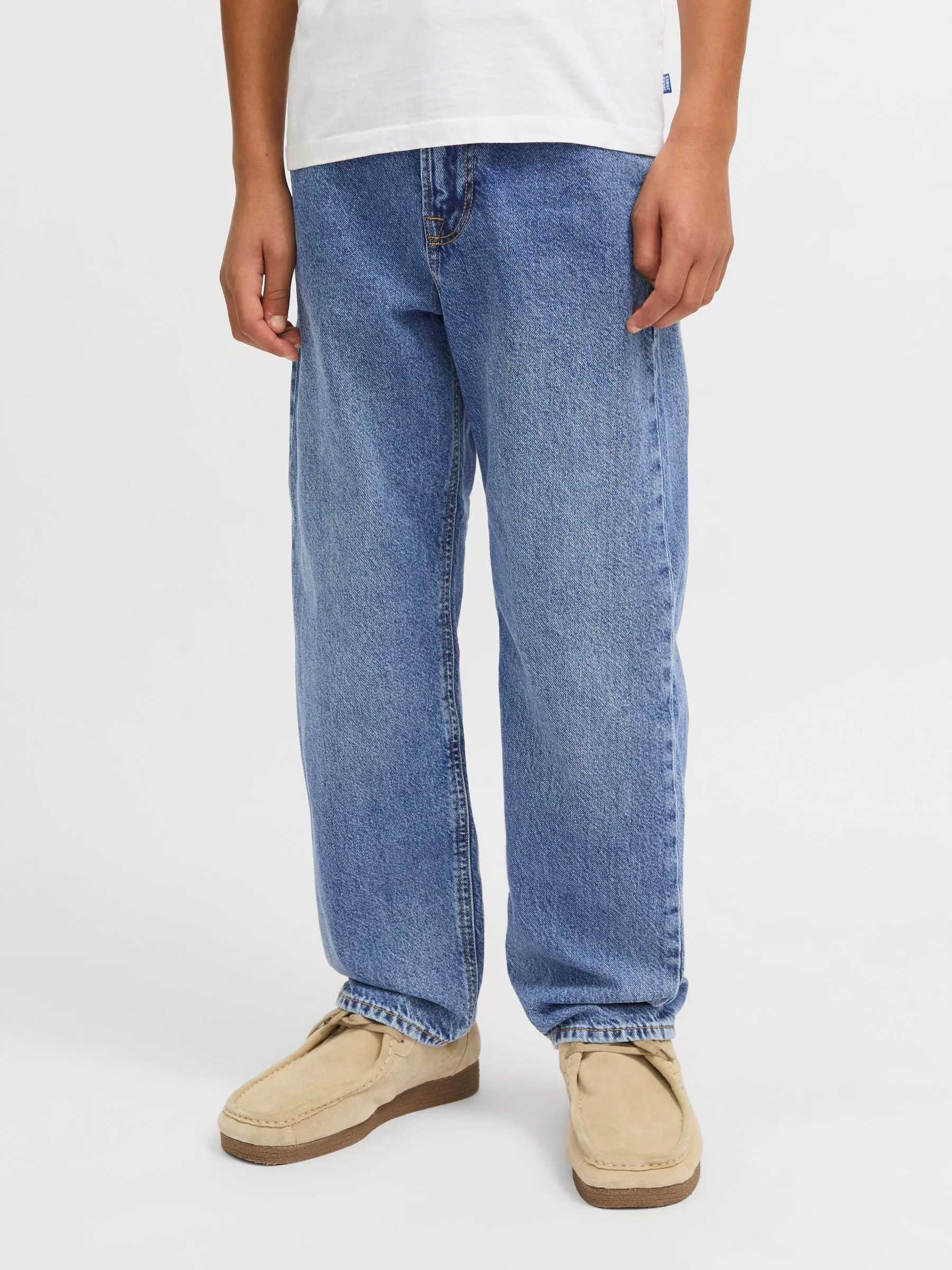 Blauw - JACK & JONES Junior Chris Relaxed Fit Jeans