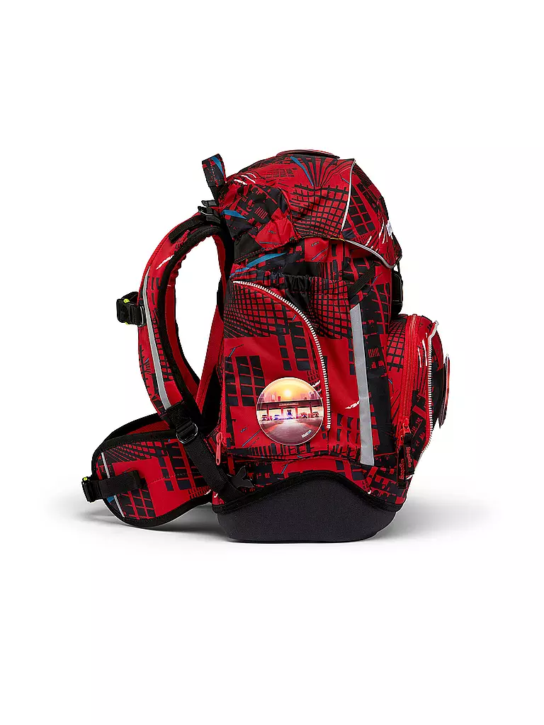 ERGOBAG Schultaschen Set 6tlg PACK - AlarmBäreitschaft  rot