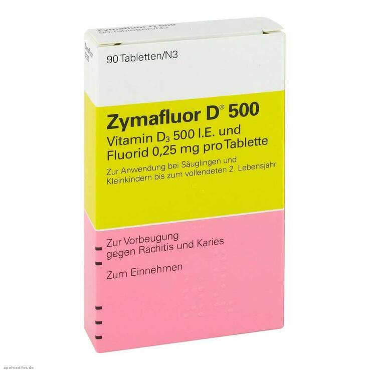 Zymafluor D 500 Tabletten, 90 St