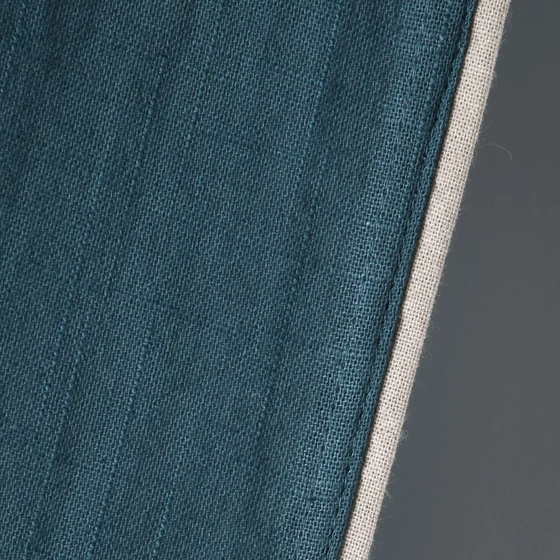 Rideau coton (140 x 260 cm) Helios Bleu