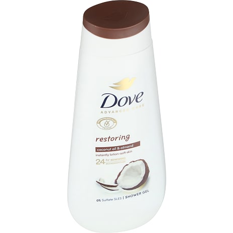 Shower gel m. kokos olie og mandel