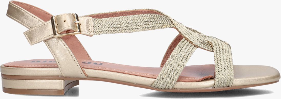 goudkleurig bibi lou platte sandalen 853z94hg