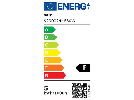WiZ Leuchtmittel 4.9W 40W E14 C37 TunableWhite&Color Doppel Smartes Leuchtmittel, steuerbar über Bluetooth, Matter, WLAN