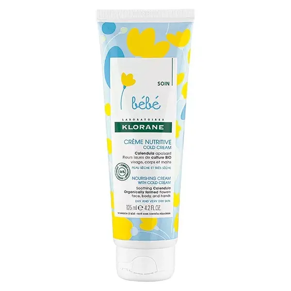 Klorane Routine Bébé Gel Lavant et Crème Nutritive au Calendula
