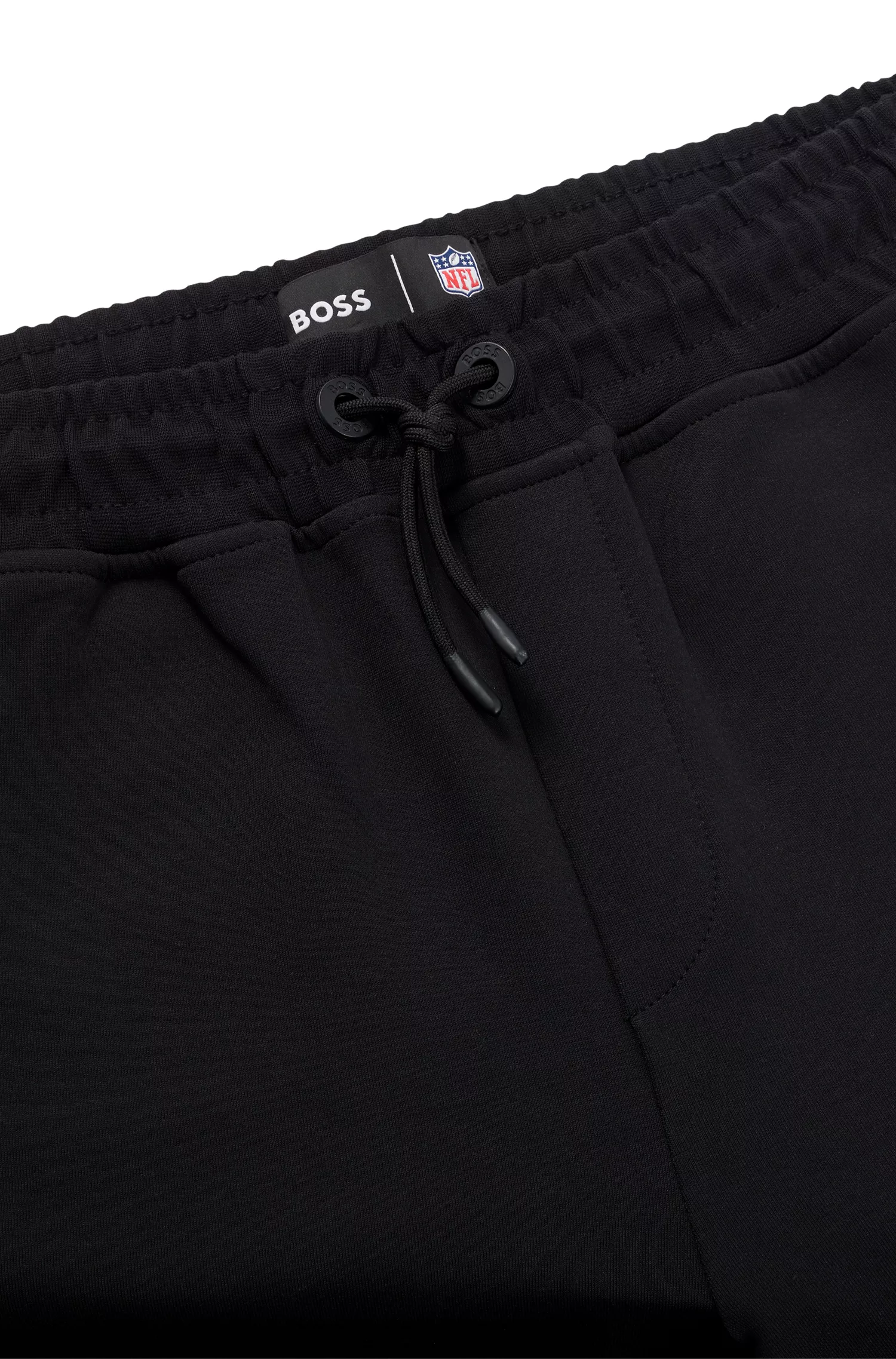 Calça de fato de treino BOSS Orange-BOSS x NFL em mistura de algodão com detalhes da colaboração.