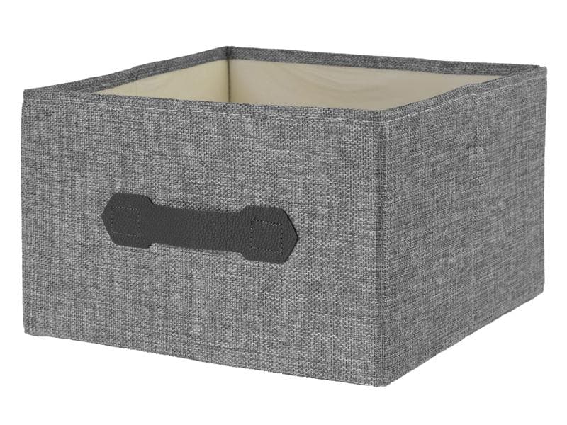 COCON Aufbewahrungsbox Grau Faltbare Stoffbox
