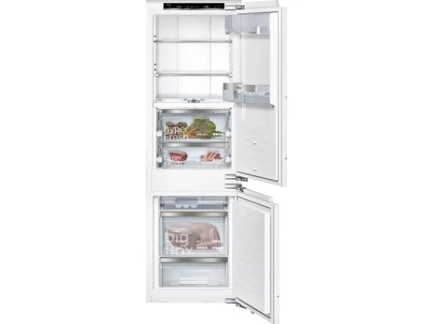 Siemens iQ500 KG39NAXCF - Køleskab/fryser - bund-fryser - Wi-Fi - bredde: 60 cm - dybde: 66.5 cm - højde: 203 cm - 363 liter - Klasse C - BlackSteel