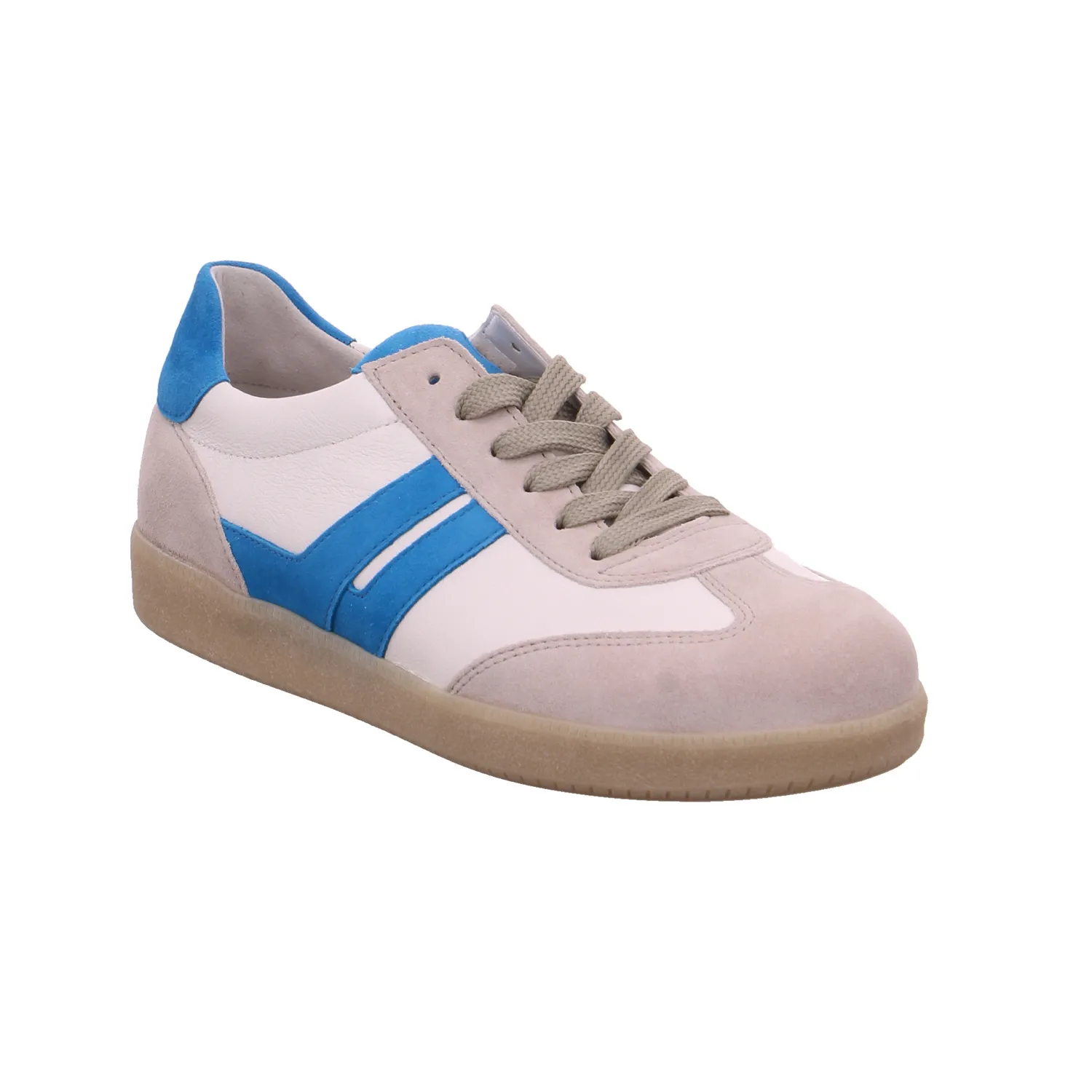 GABOR Sneaker Weiss Leder  mit Wechselfussbett