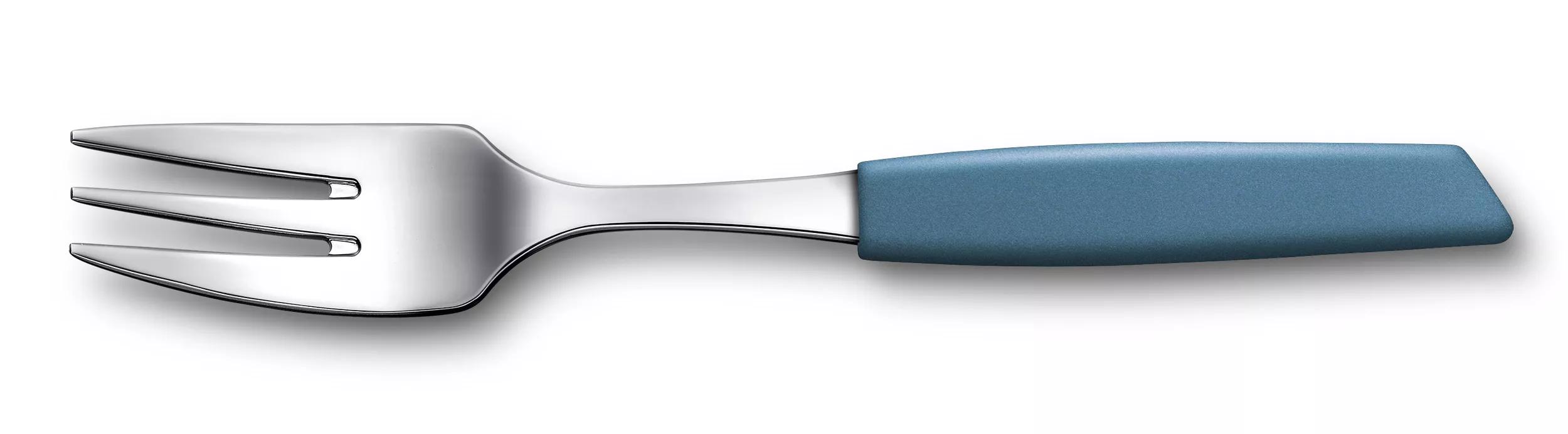Swiss Modern Kuchengabel-cornflower-blue