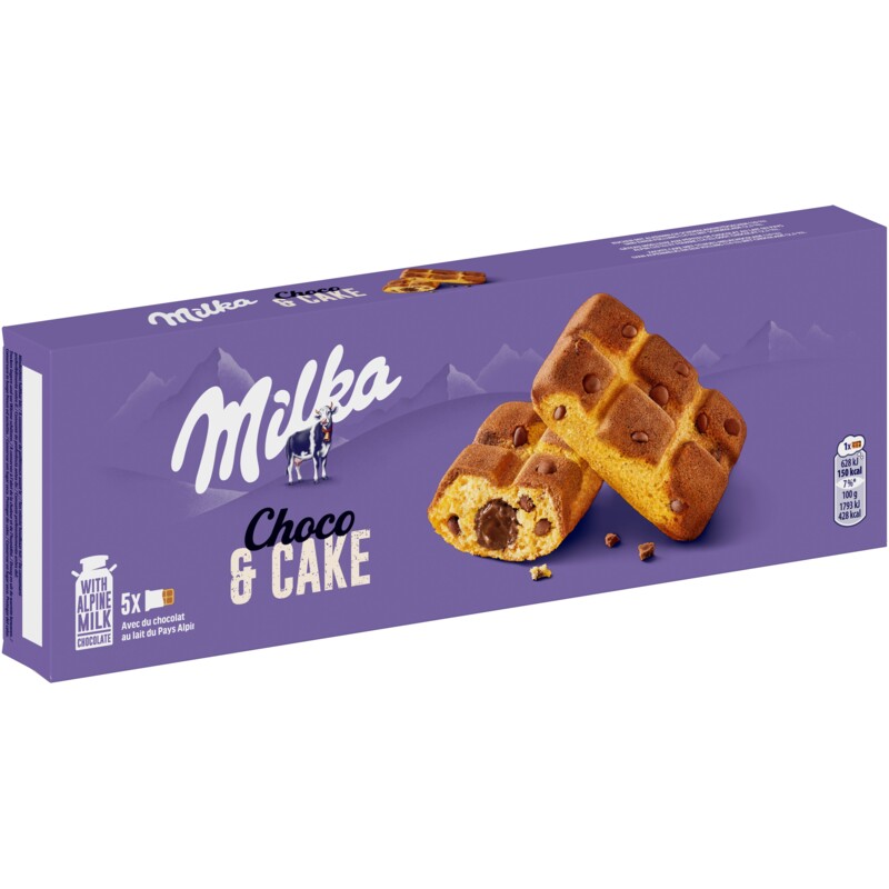 Milka Cake & choc soft chocolade cakejes