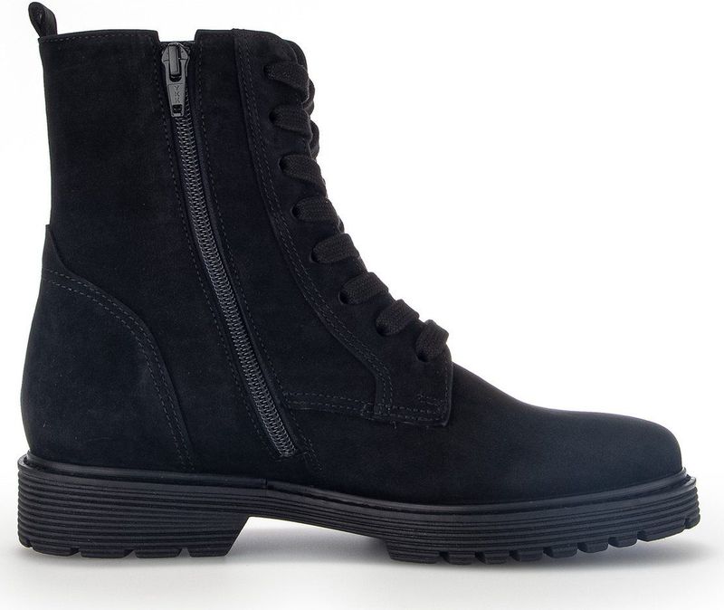 Gabor - Dames Veterschoenen - Zwart - Comfortabele Veterboots