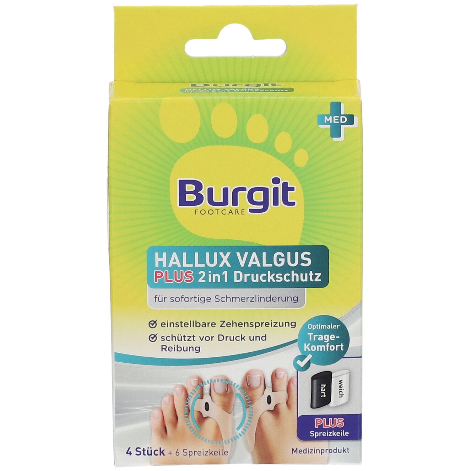 Burgit HALLUX VALGUS PLUS 2 in1 Druckschutz
