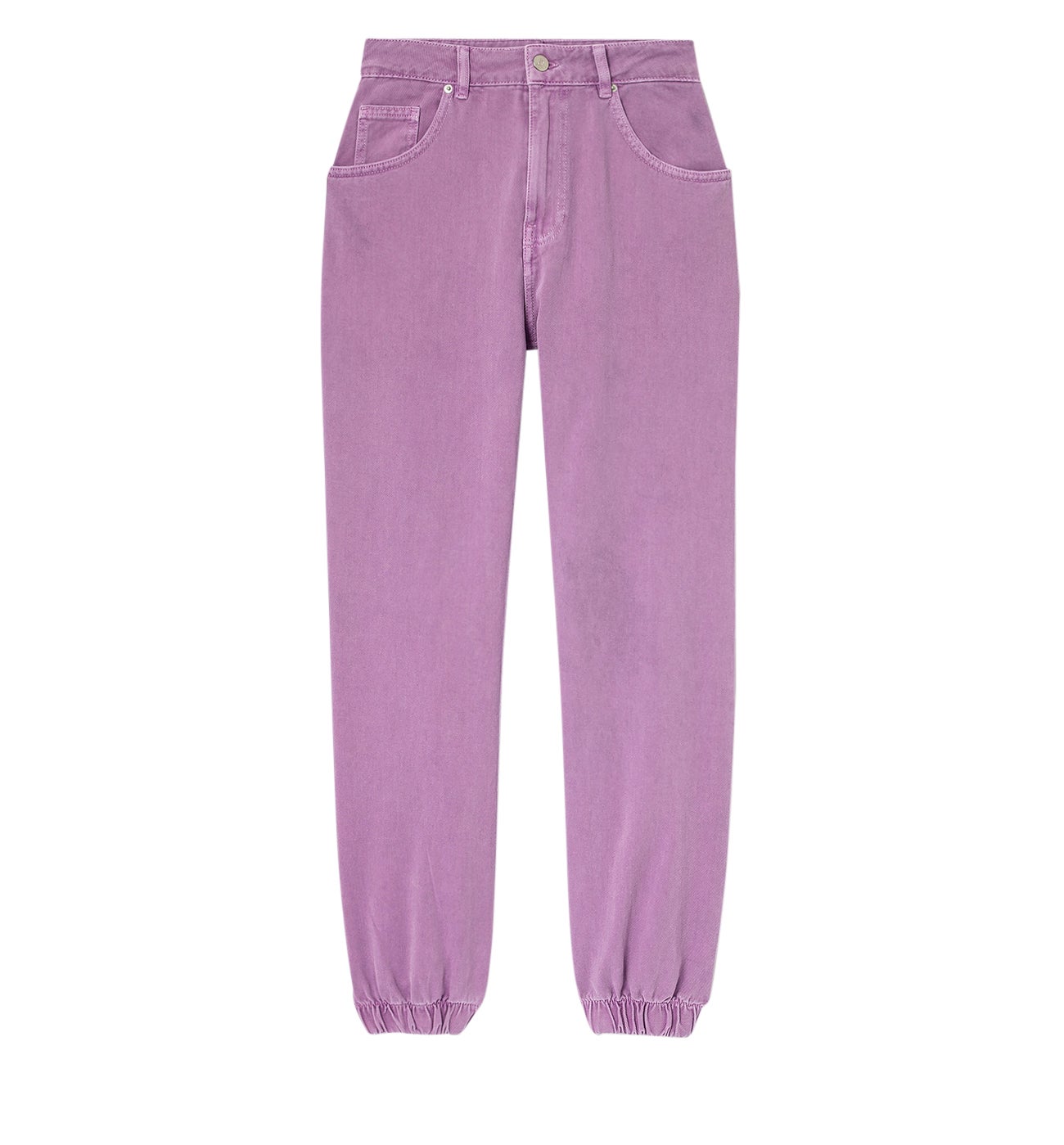 Jogpant en toile unie - Violet