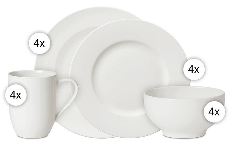 Villeroy & Boch Starter-Set 16-tlg. FOR ME