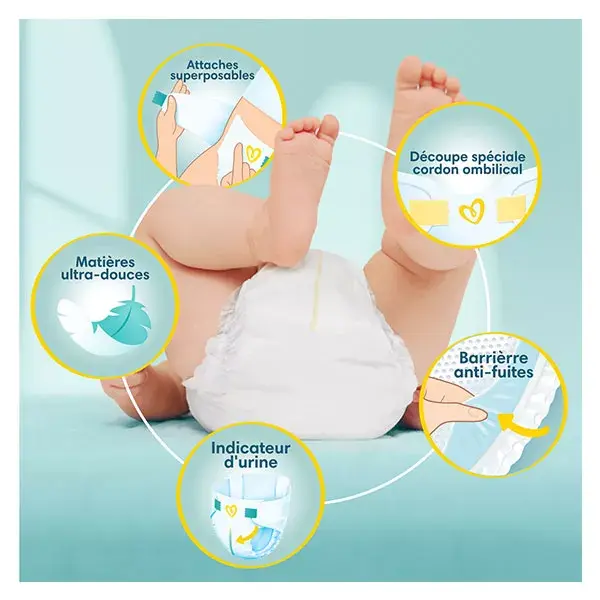 Fraldas Pampers Premium Protection T2 (4-8 kg)