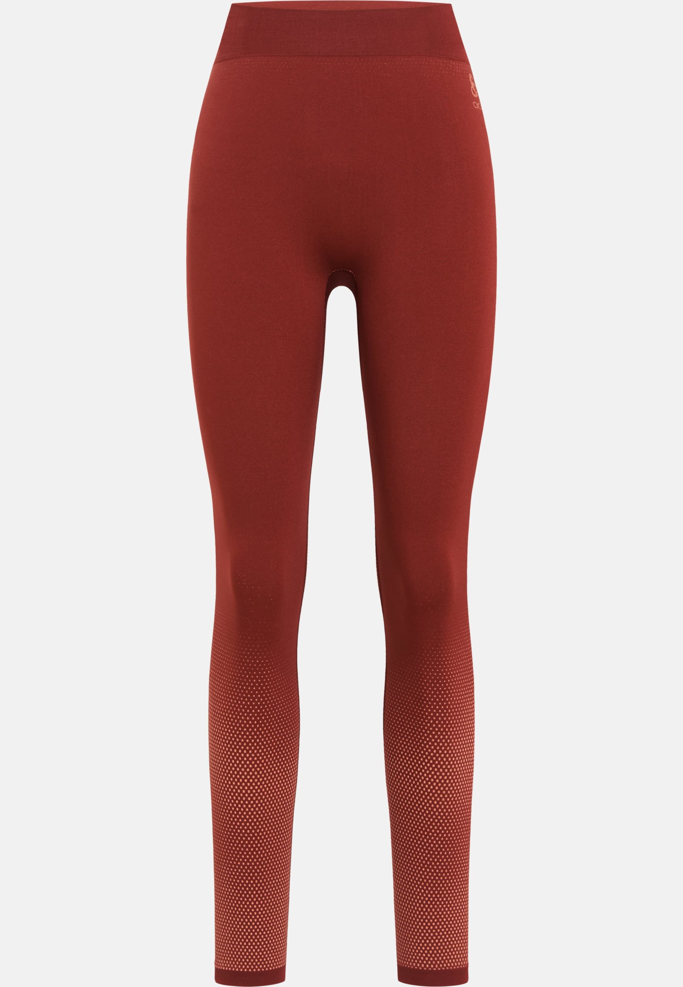 Performance Light Base Layer Tights in spiced apple