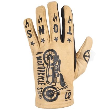 Gants Helstons KUSTOM MOTOR - Beige