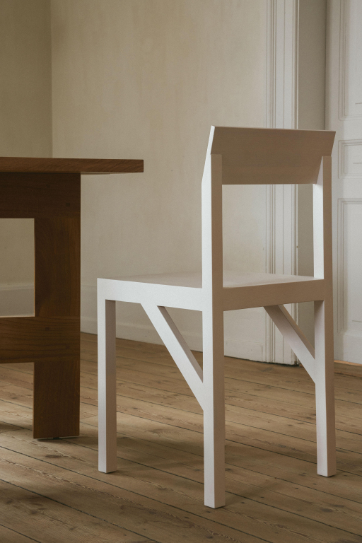 Frama Bracket eetkamerstoel wit