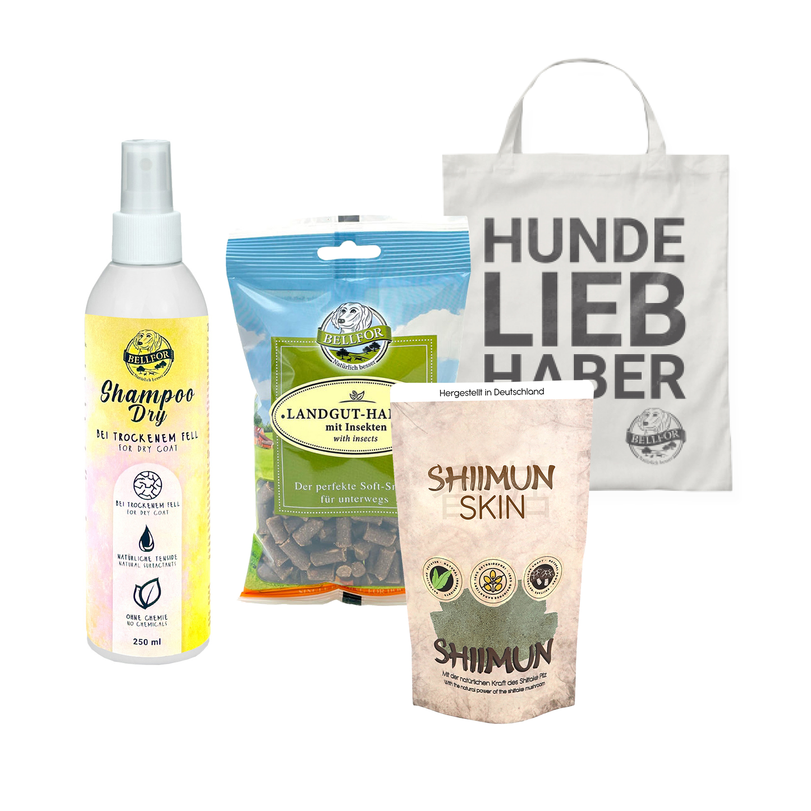 Set spécial soin du corps pour chien pour pelage sec
