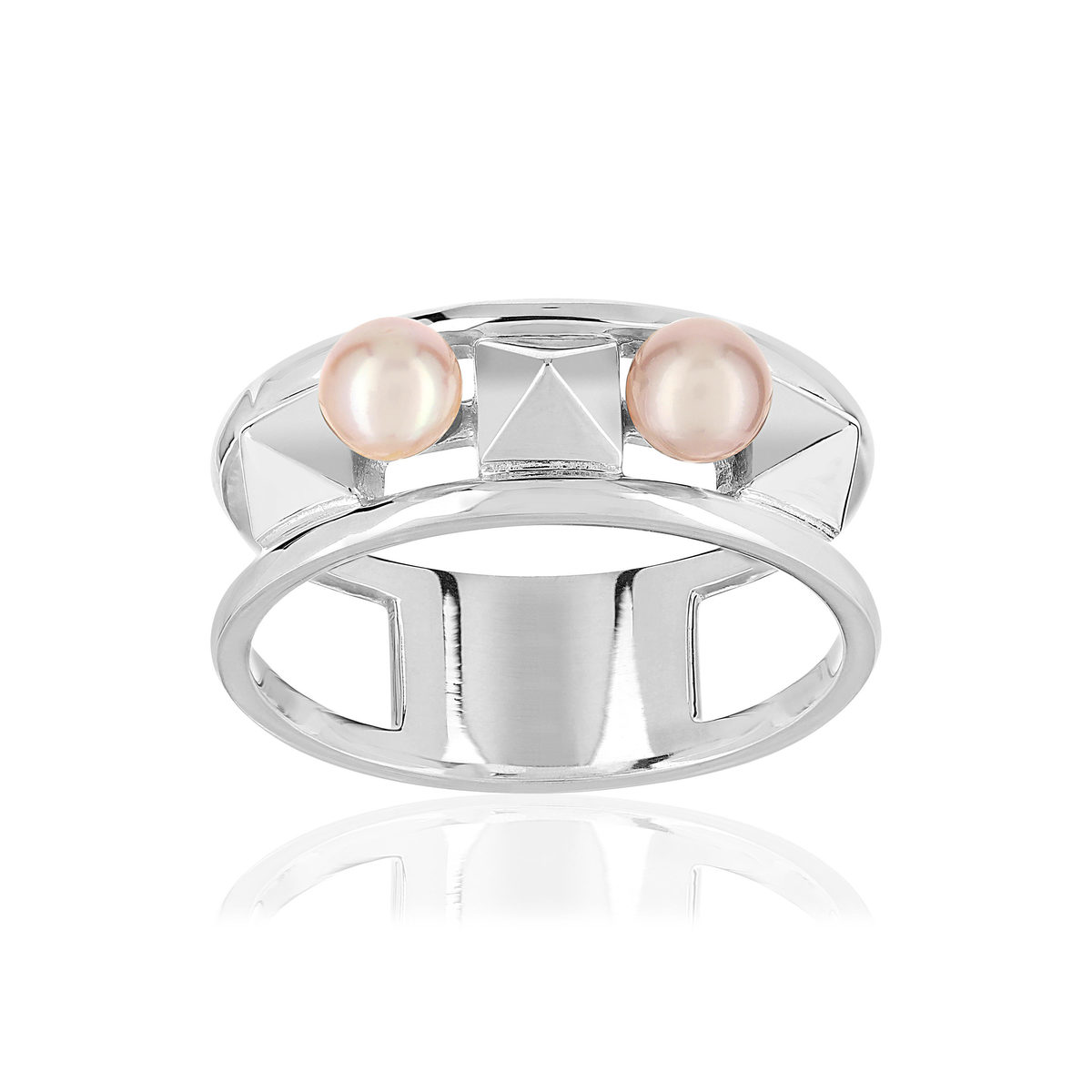 Bague argent 925 perles