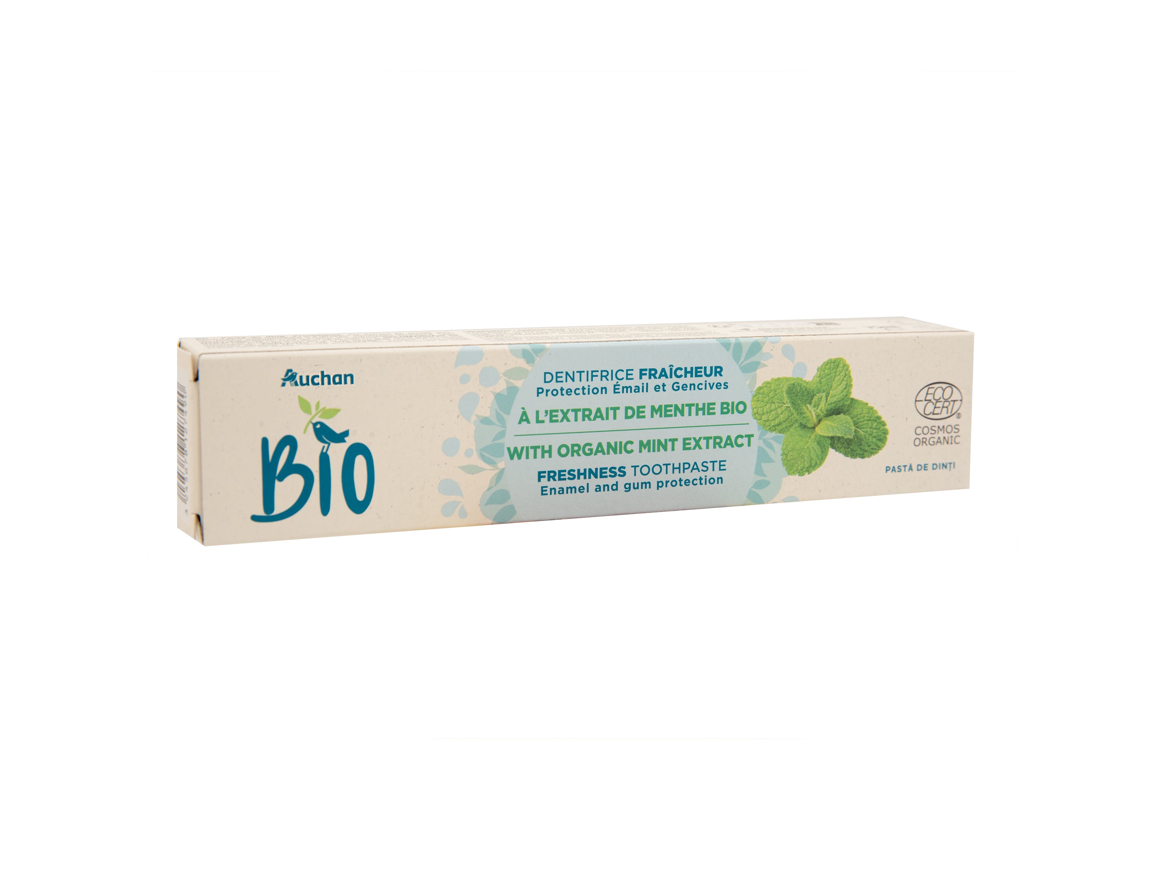 PASTA DENTÍFRICA AUCHAN BIO FRESCURA 75ML