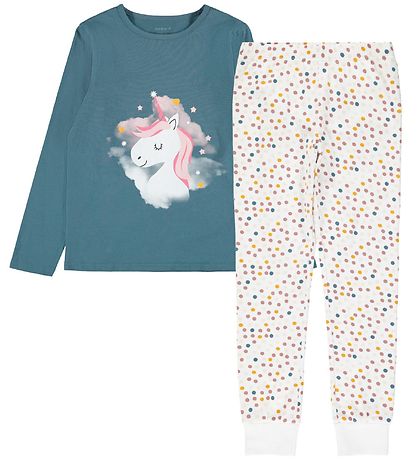Name It Natt?j - Noos - NkfNightset - Real Teal Unicorn