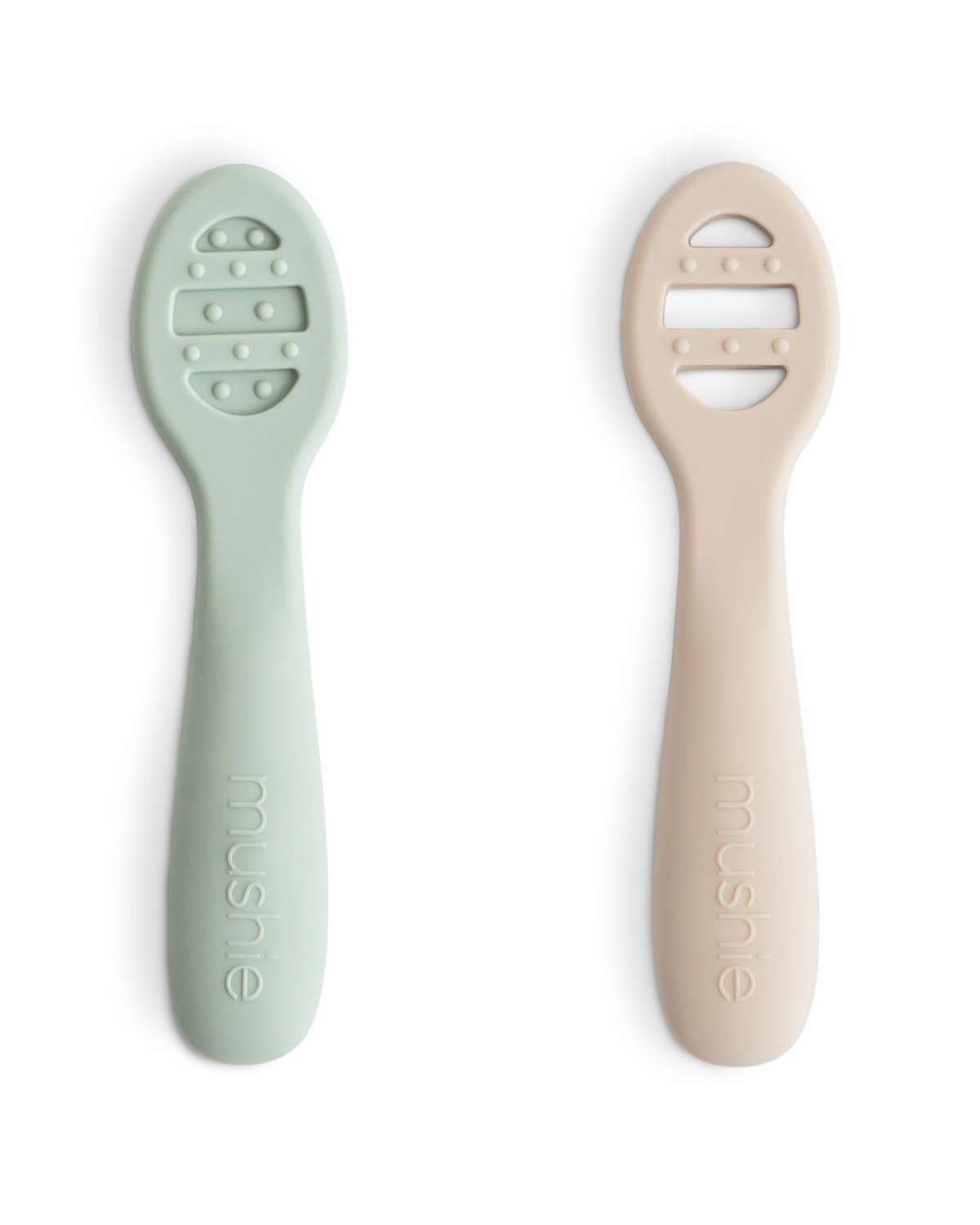 Babyskje 2pk – Silikon | First Feeding Baby Spoons