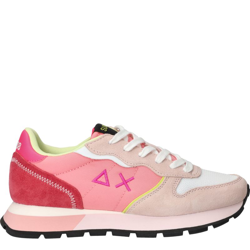 SUN68 Ally Color Explosion Sneakers Roze Dames