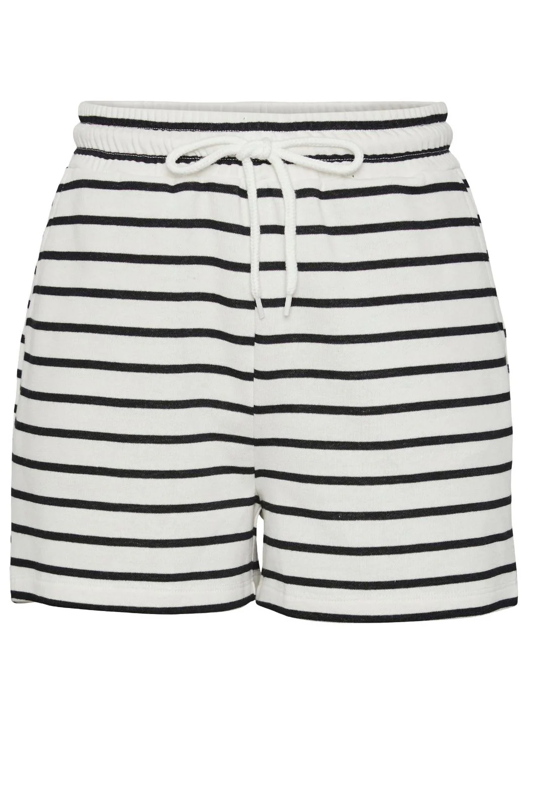 Pieces Pcchilli Summer Shorts Stripe 4410140 cloud dancer black