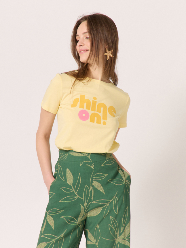 T-shirt à messages