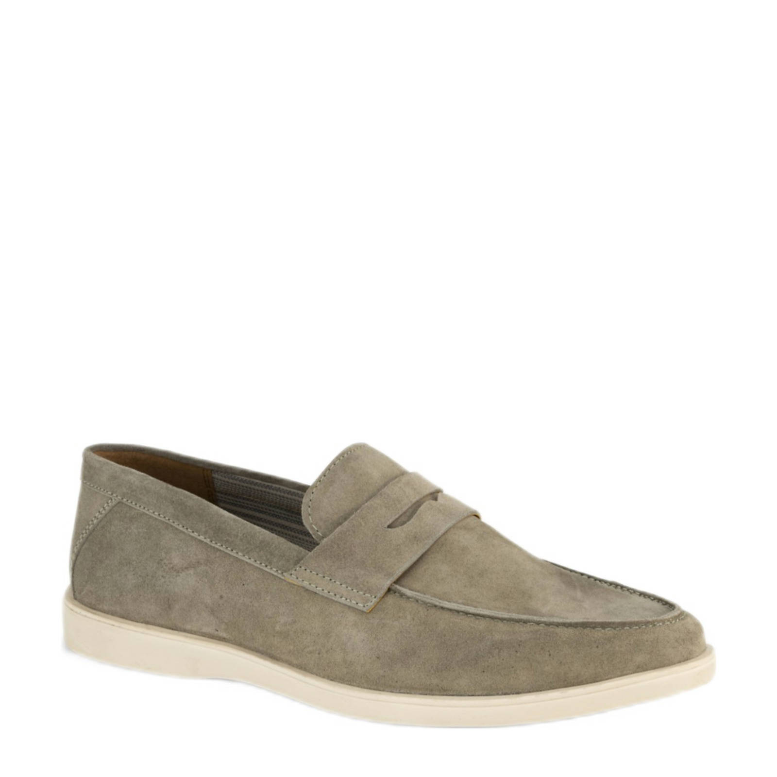Memphis One suède loafers kaki