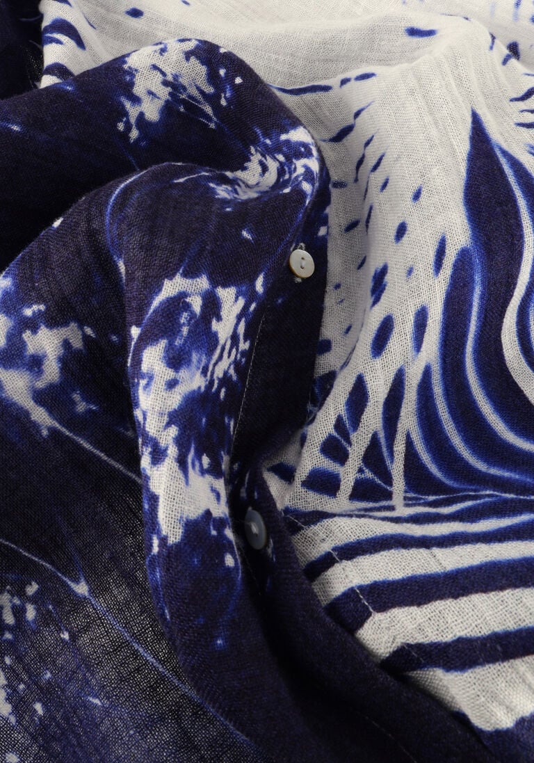 MES DEMOISELLES blauwe mes demoiselles midi jurk dress chlas