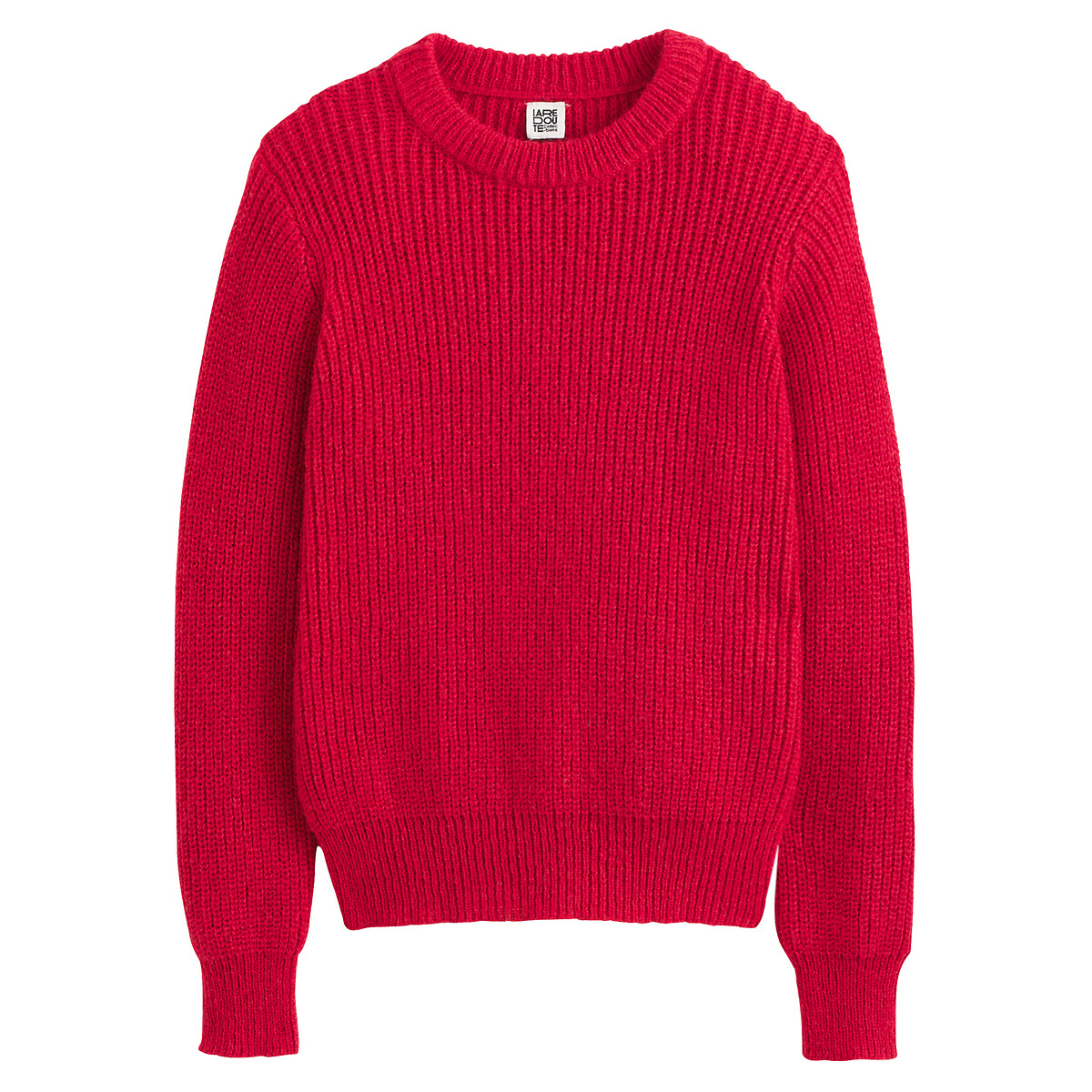 COLEÇÕES LA REDOUTE<br>Suéter com gola redonda em malha