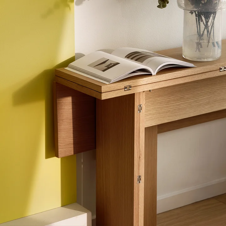 Design House Stockholm - Flip Tisch 230 x 90 cm, Eiche schwarz gebeizt