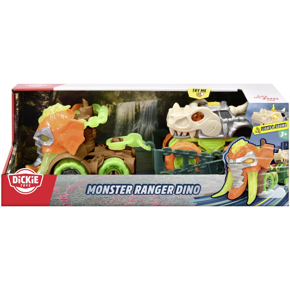 Køb Dickie Toys Monster Ranger Dinosaur Bil Med Anhænger
