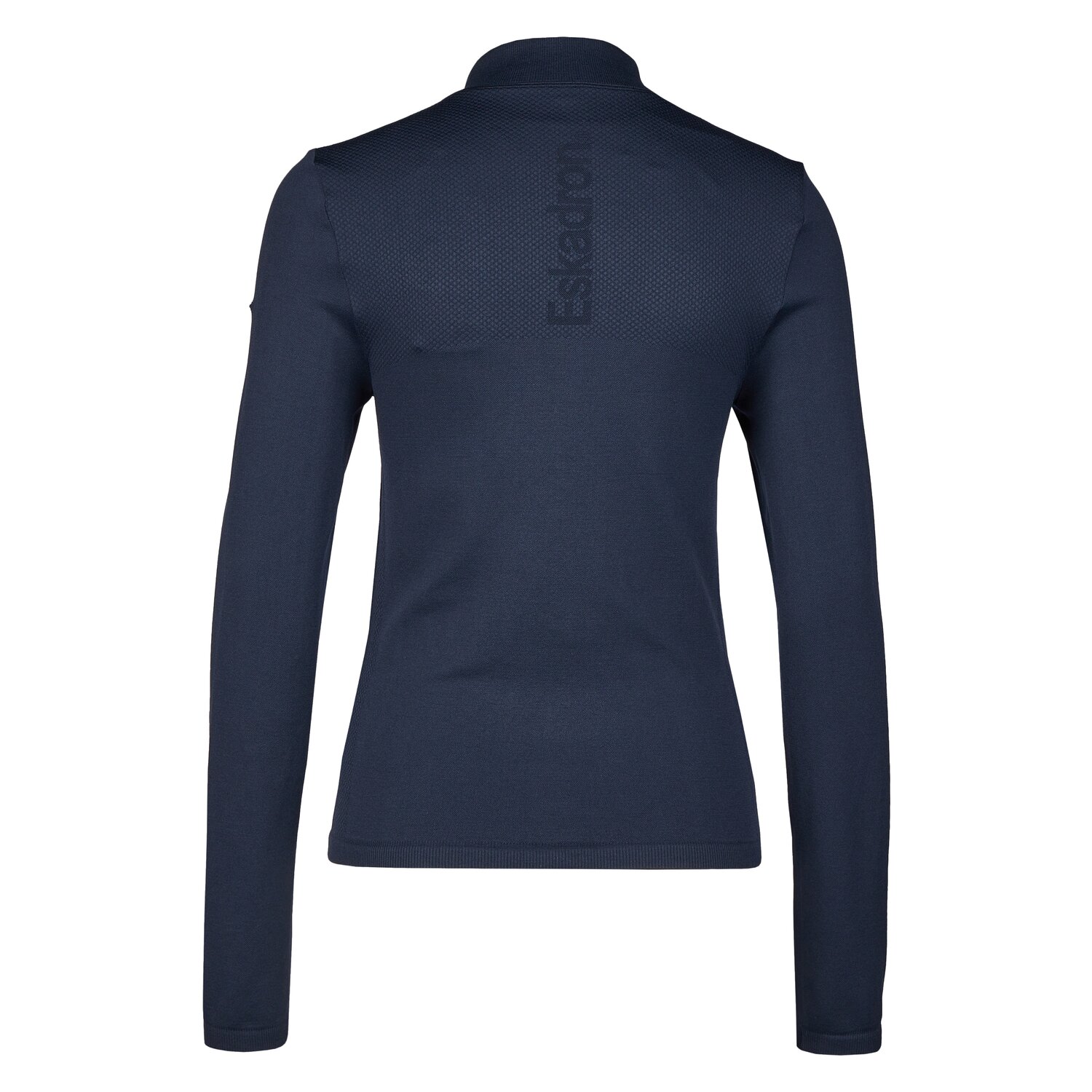 ESKADRON Classic Sports Zip-Shirt Seamless - navy