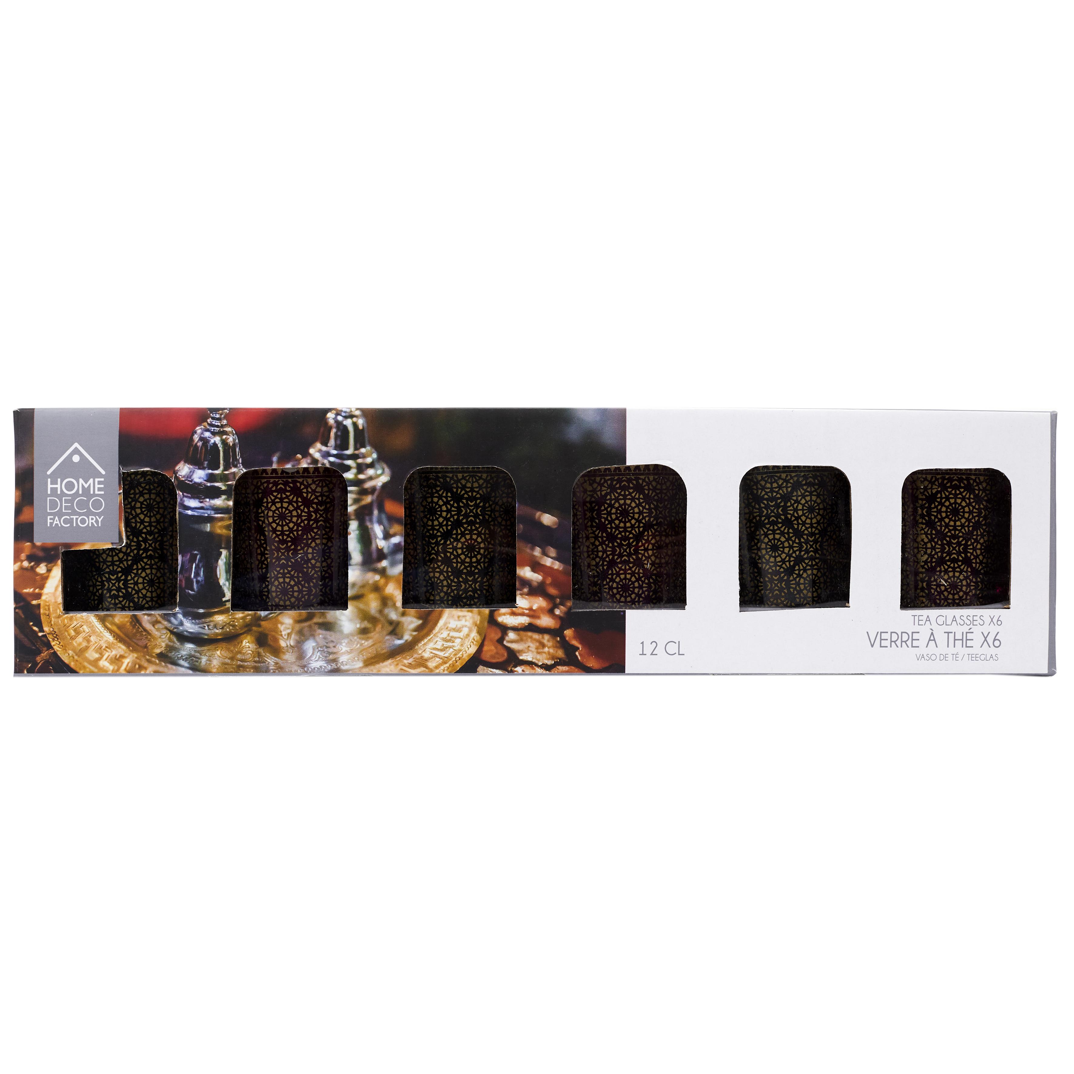 VERRE A THE MIRAGE X6 PIECES