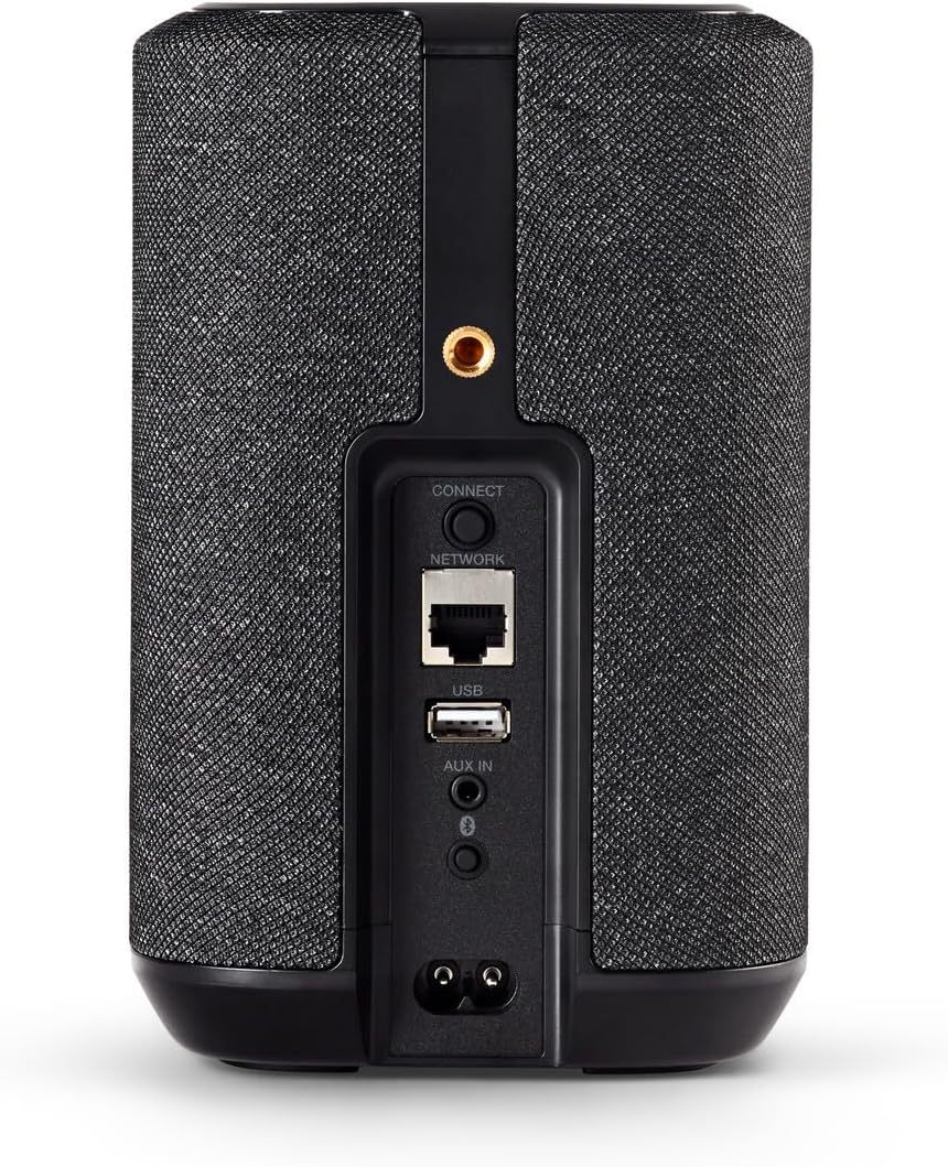 Denon Home 150 Multiroom-Lautsprecher, HiFi Lautsprecher mit HEOS Built-in, Alexa integriert, WLAN, Bluetooth, USB, AirPlay 2, Hi-Res Audio, schwarz