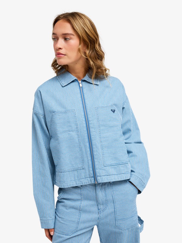 Beachfront Bliss Veste courte workwear Blanc Femme