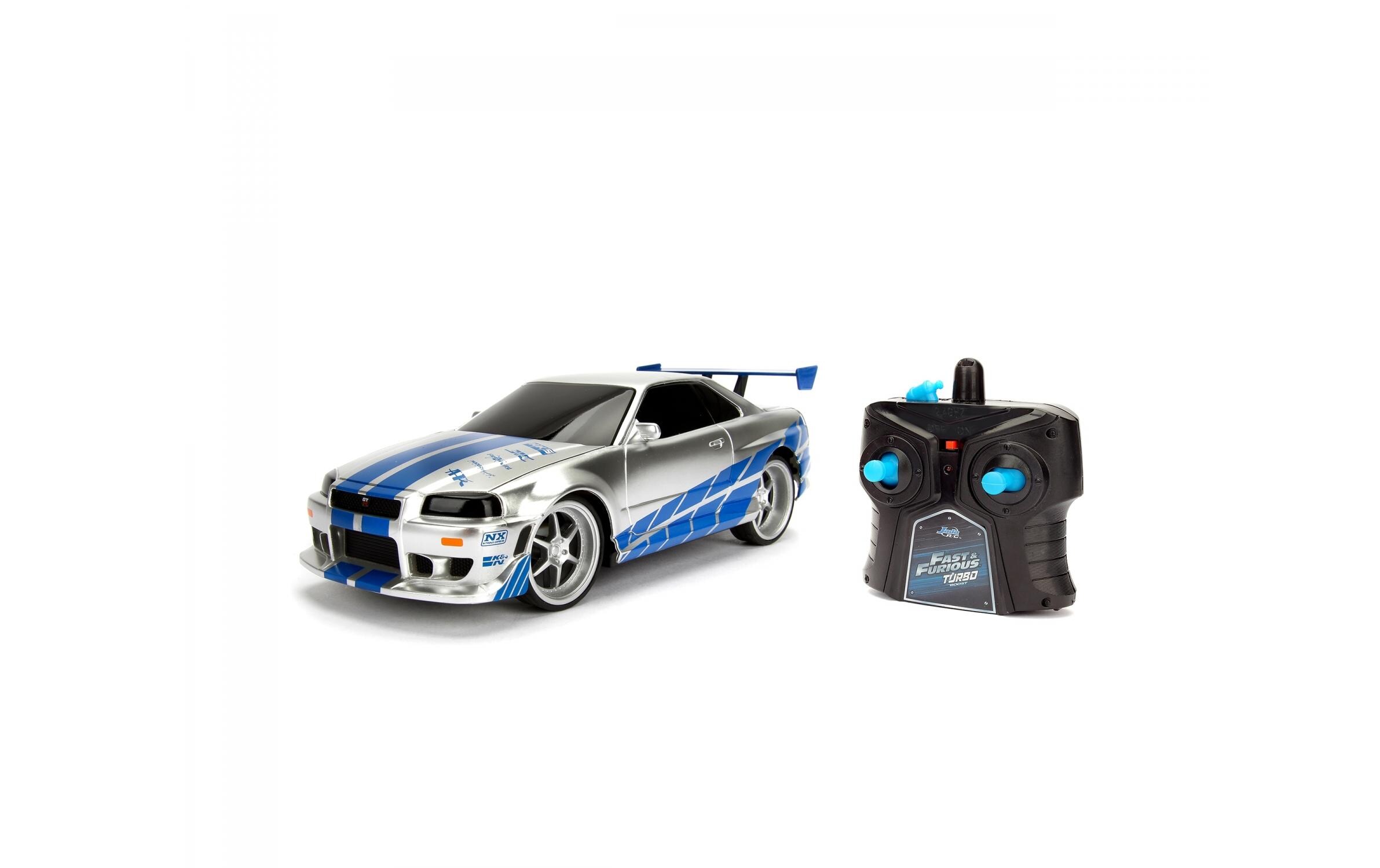 Nissan Skyline GTR Fast & Furious RTR, 1:24Ferngesteuertes Auto aus Fast & Furious «Brian's Nissan Skyline R34 GTR»