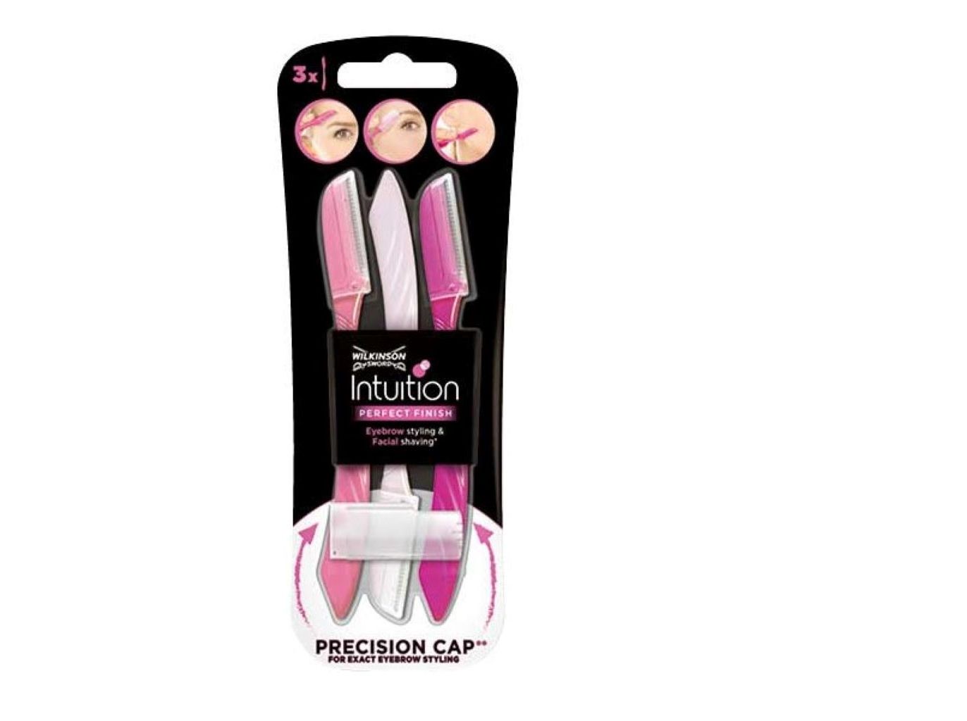 Lâmina descartável Intuition Perfect Finish Eyebrow 3 un